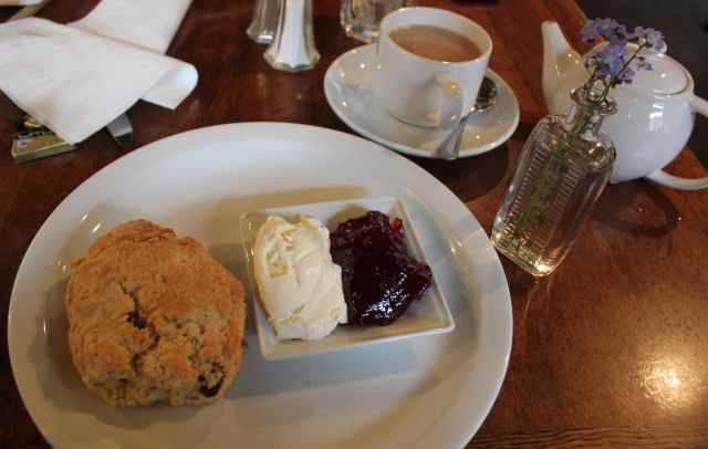 cream tea at Pilgrim's rest