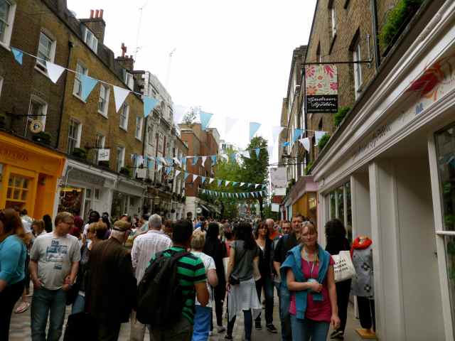 Monmouth St during festival