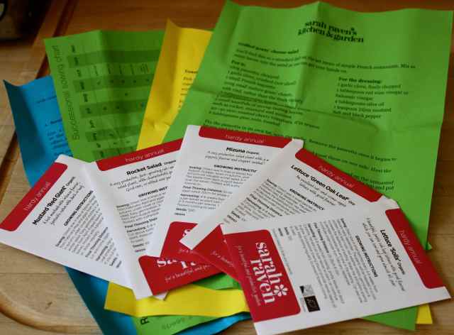 SR salad leaves details