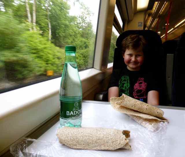 Wraps on train