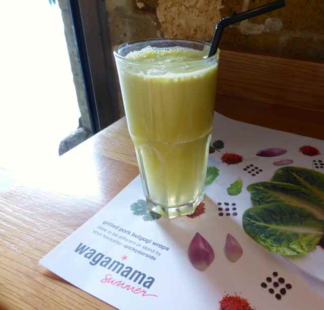 green juice wagamama
