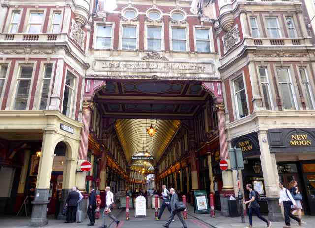 Leadenhall Market and New Moon