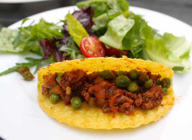 tacos with peas
