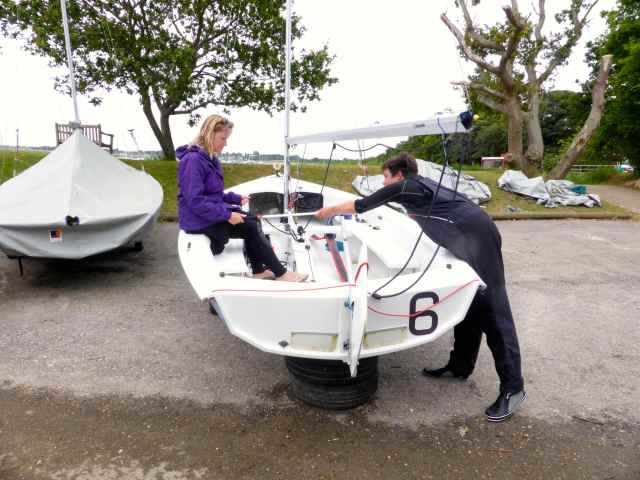 Abi learning to tack
