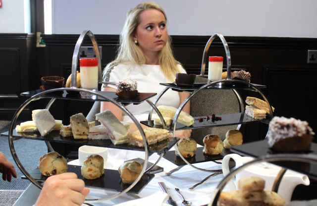 Afternoon tea at the Marriott