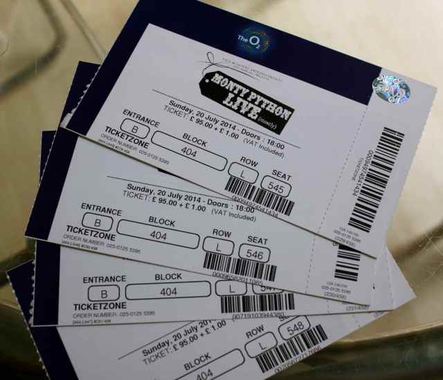 Monty Python tickets