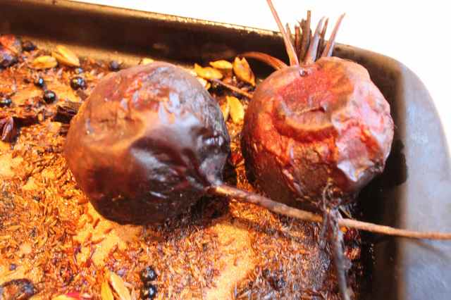 roasted beetroots