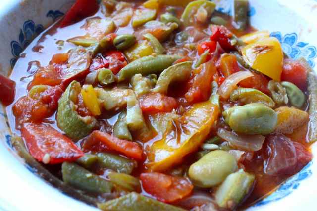 Bean ratatouille