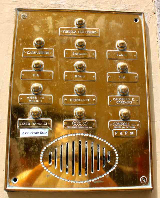 Firenze doorbells 3