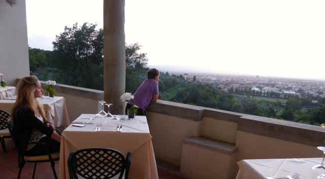 Firenze hotel restaurant view
