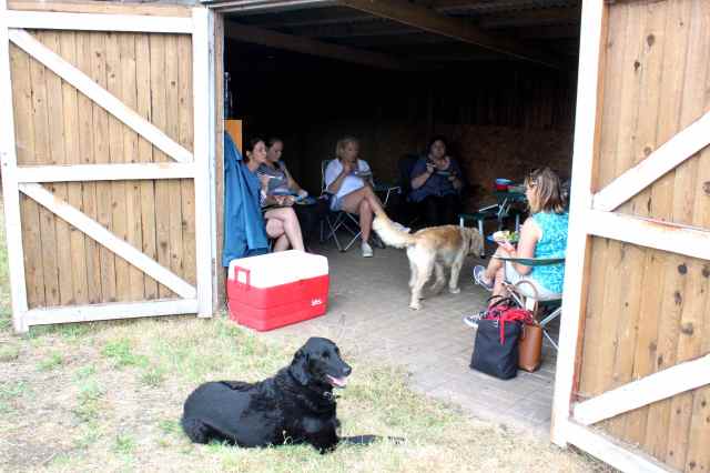 picnic in the barn