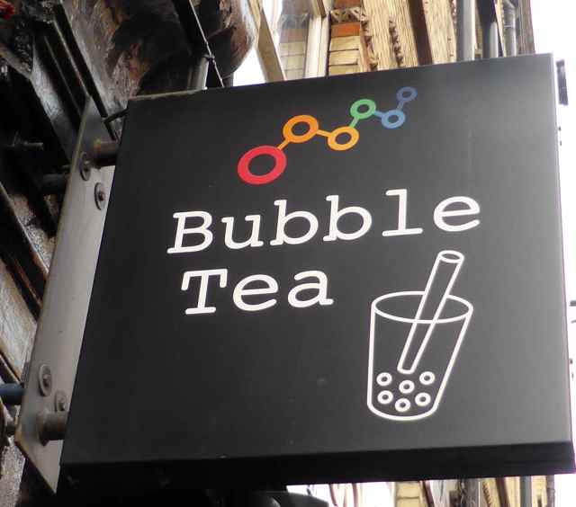 Bubble Tea sign