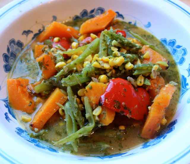 green Thai veg soup