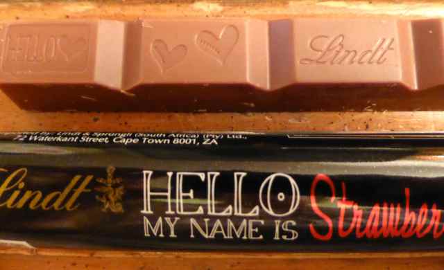 Lindt sweet chocolate