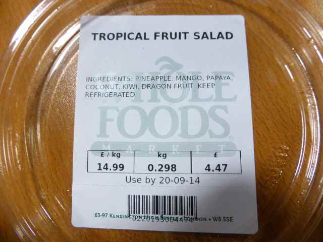 Tropical fruit salad