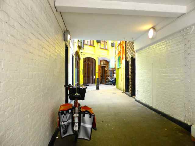 walking in to Wild Food Cafe