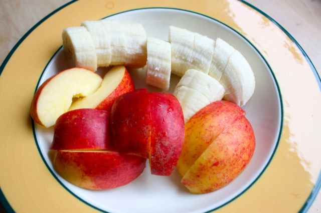 banana and apple