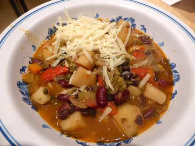 Bean and potato soup