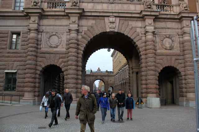 just inside Gamla Stan