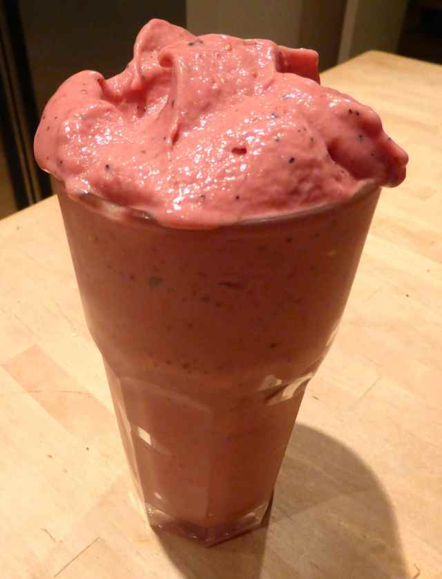 raspberry nana ice-cream