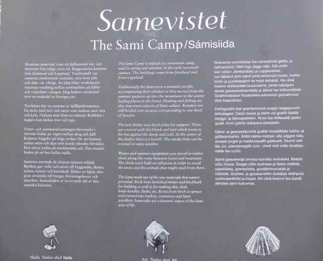Sami camp sign