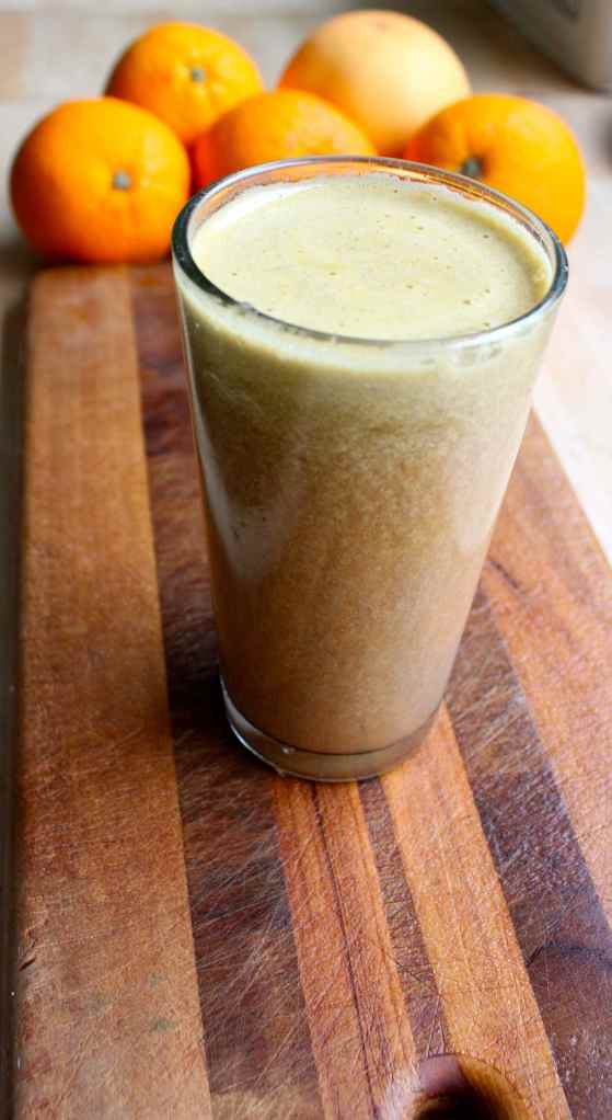 citrus and kale juice