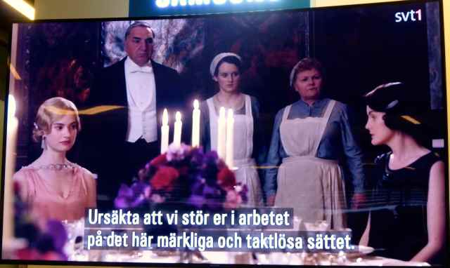 Downton in Swedish