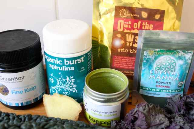 green goodness in pots