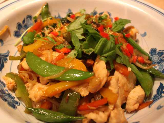 chicken stir fry 6-12-14