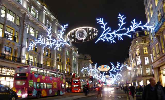 Regent St lights