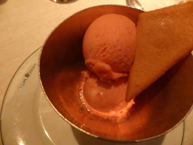 blood orange sorbet