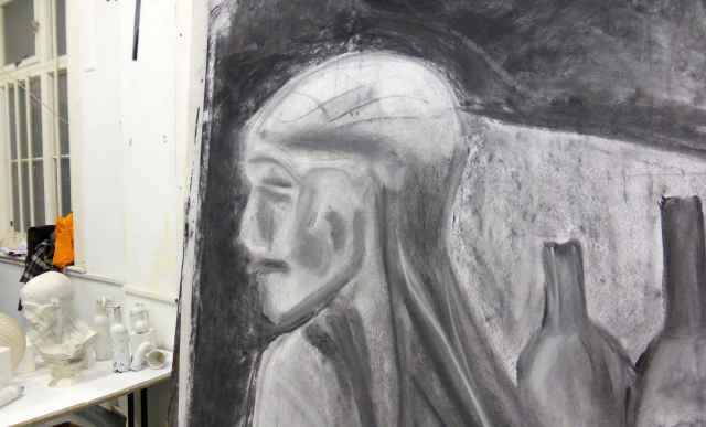 charcoal drawing