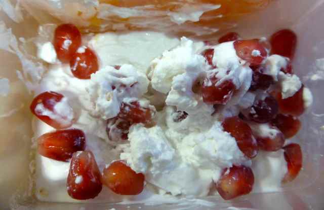 CoYo and pomegranate