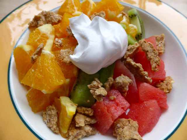 fruit and granola