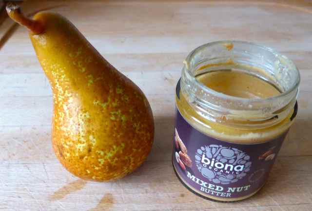 pear and nut butter