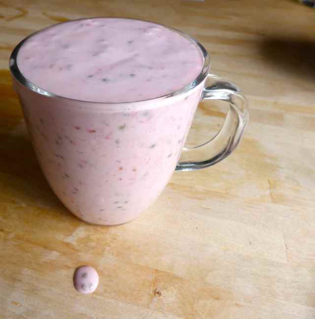 pink hemp smoothie