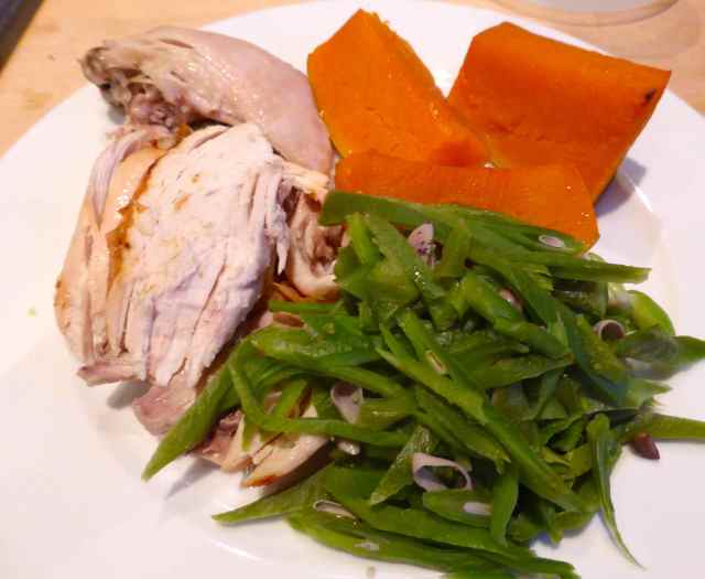 roast chicken and 2 veg