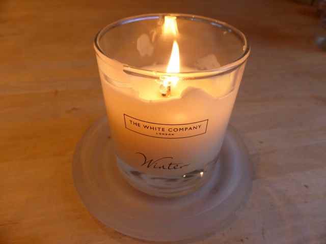 Winter candle