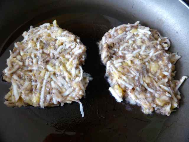 cooking banana celeriac rosti