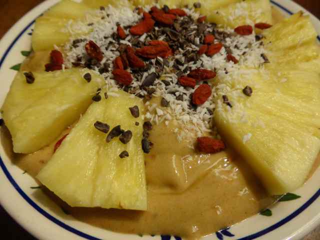 persimmon banana ice-cream