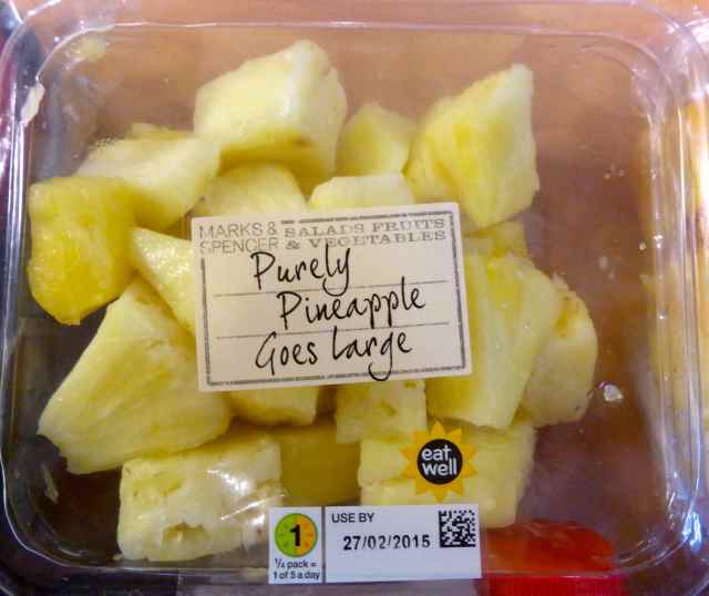 pineapple chunks