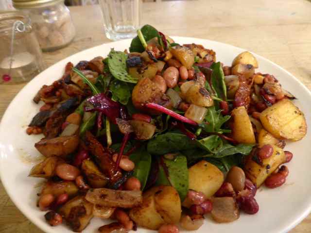potato and bean salad