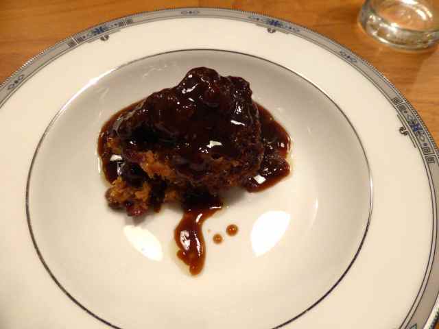 sticky toffee pudding Burrell