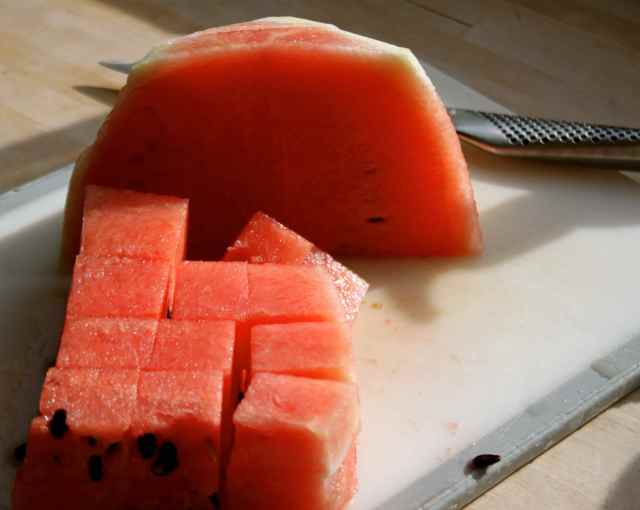 half watermelon
