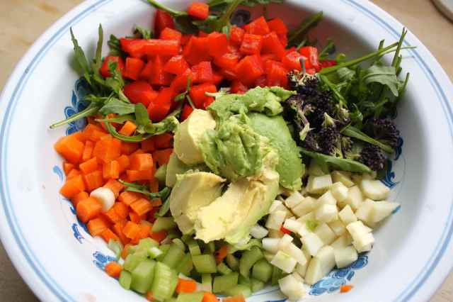 diced veg salad
