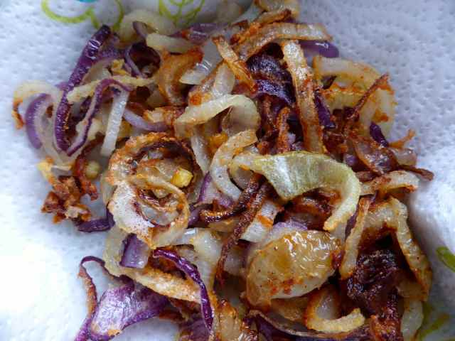 fried onions Mejadra