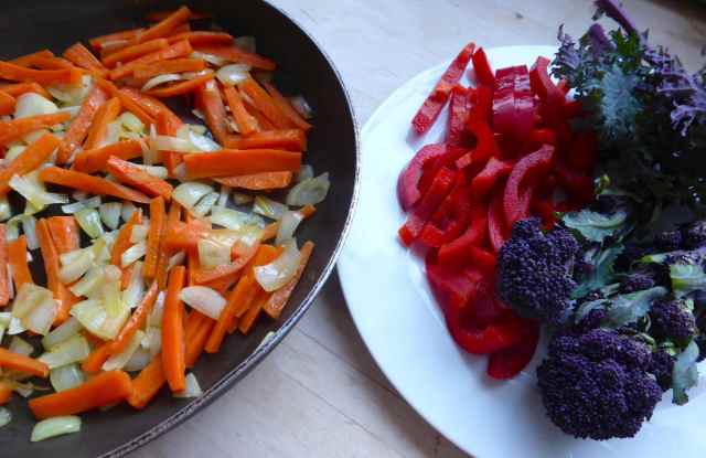 purple red and orange