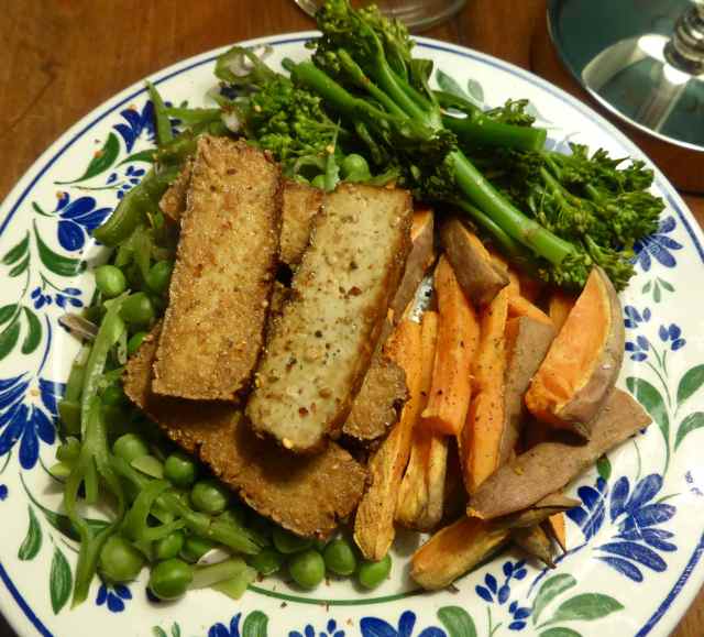 smoked tofu and veg