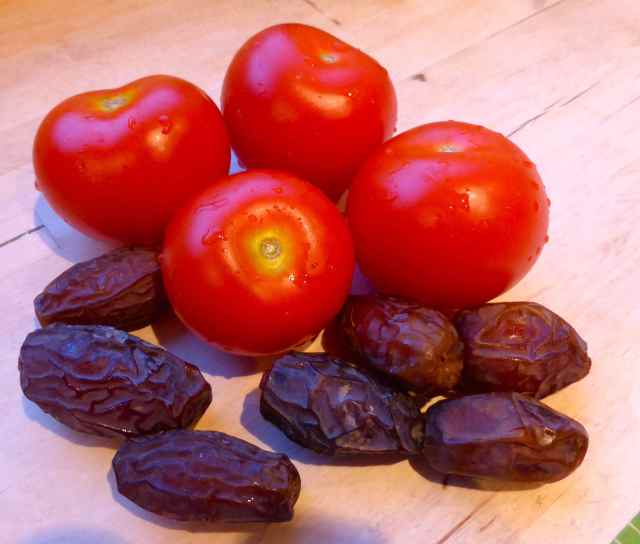 tomatoes and dates