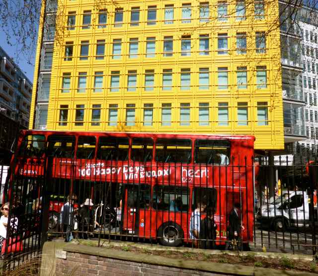 yellow building